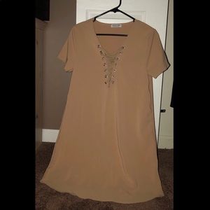 Tan dress